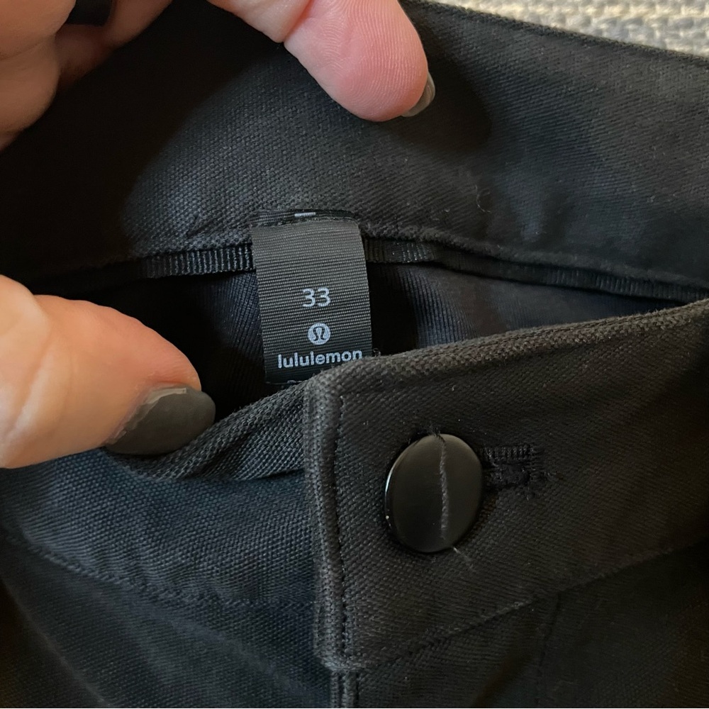 Men’s Lululemon ABC Pant Slim *Utilitech 34"
Black size 33 - Picture 4 of 6